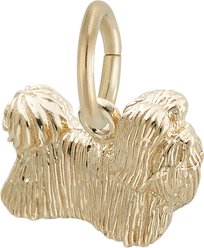 Rembrandt Charms Shih Tzu Memorial Keepsake, Gold, 12.21 x 8.94-mm slide 2 of 3