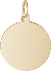 Rembrandt Charms Paw Print Memorial Keepsake, Gold, 11.1 x 11.1-mm slide 2 of 2