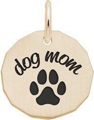 Rembrandt Charms Dog Mom Memorial Keepsake, Gold, 16 x 16-mm