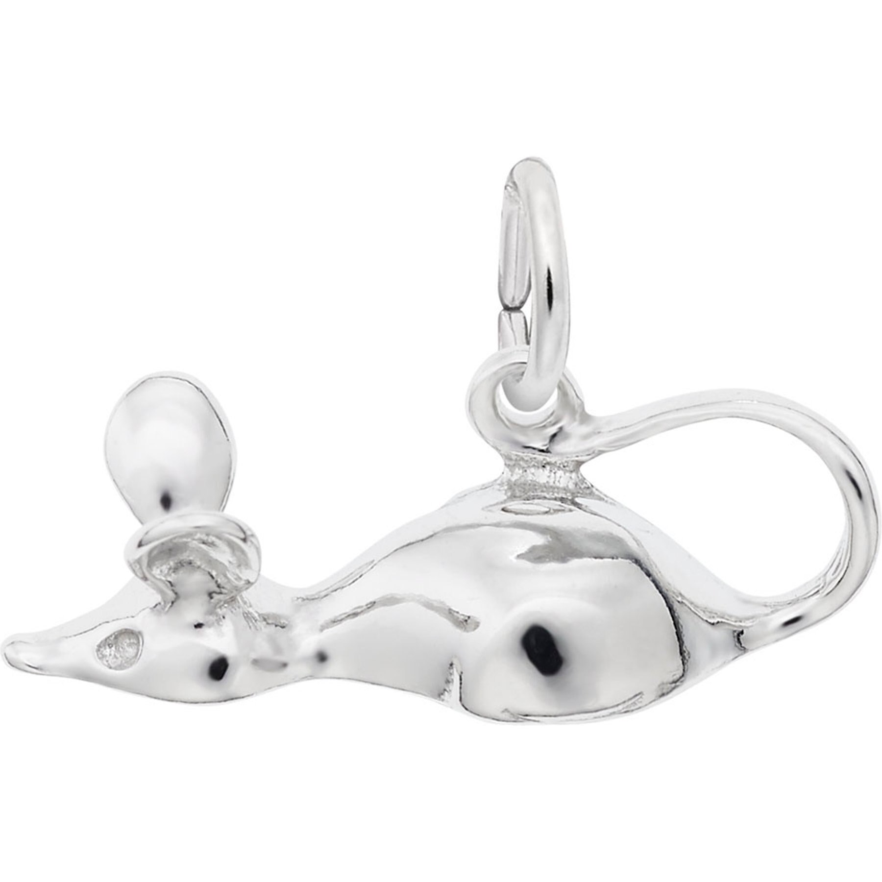 Rembrandt Charms Mouse Memorial Keepsake, Silver, 20.67 x 8.18-mm