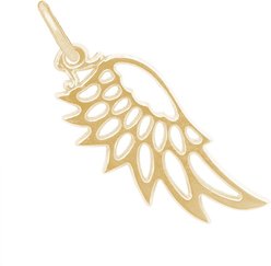 Rembrandt Charms Angel Wing Memorial Keepsake, Gold, 21.2 x 20.1-mm