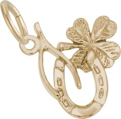Rembrandt Charms Good Luck Memorial Keepsake, Gold, 14.59 x 10.95-mm