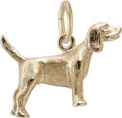 Rembrandt Charms Beagle Memorial Keepsake, Gold, 18.6 x 13.33-mm slide 1 of 2
