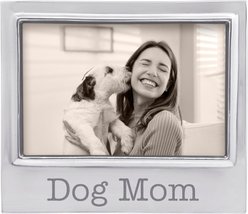 Mariposa Dog Mom Signature Picture Frame, Silver, 4 x 6 in