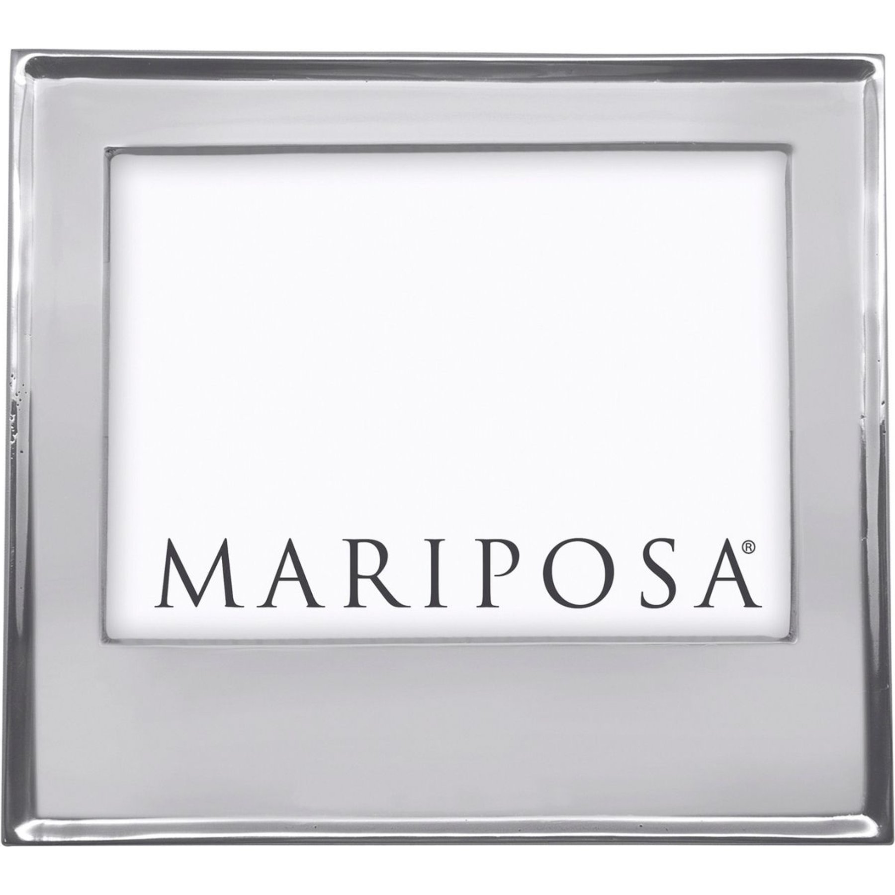 Mariposa Signature Statement Picture Frame, Silver, 5 x 7 in