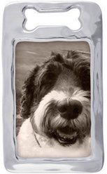 Mariposa Open Dog Bone Picture Frame, Silver, 4 x 6 in