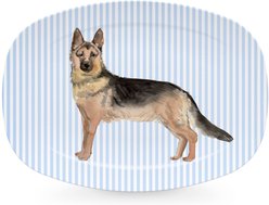 Mariposa Best Friends German Shepherd Serving Platter, Blue
