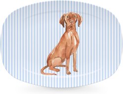 Mariposa Best Friends Vizsla Serving Platter, Blue