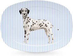 Mariposa Best Friends Dalmatian Serving Platter, Blue