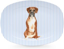 Mariposa Best Friends Boxer Serving Platter, Blue