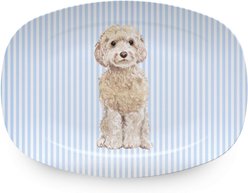 Mariposa Best Friends Cockapoo Champagne Serving Platter, Blue slide 1 of 2