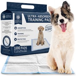 American Kennel Club Dog Training Pads, 22 x 22-in, 100 count, Fresh Scented
