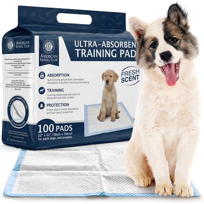 American Kennel Club American Kennel Club Dog Training Pads, 22 x 22-in, 100 count, Fresh Scented