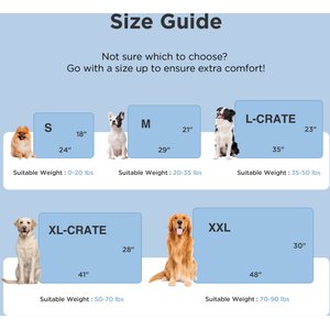 Bedsure Basic Thin Cooling Fully Machine Washable Dog Mat, Blue, Large Crate