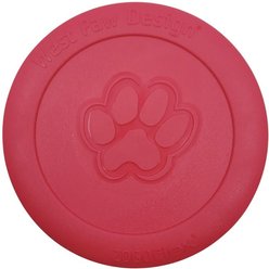 West Paw Limited Edition Zisc Dog Toy, Geranium, Large
