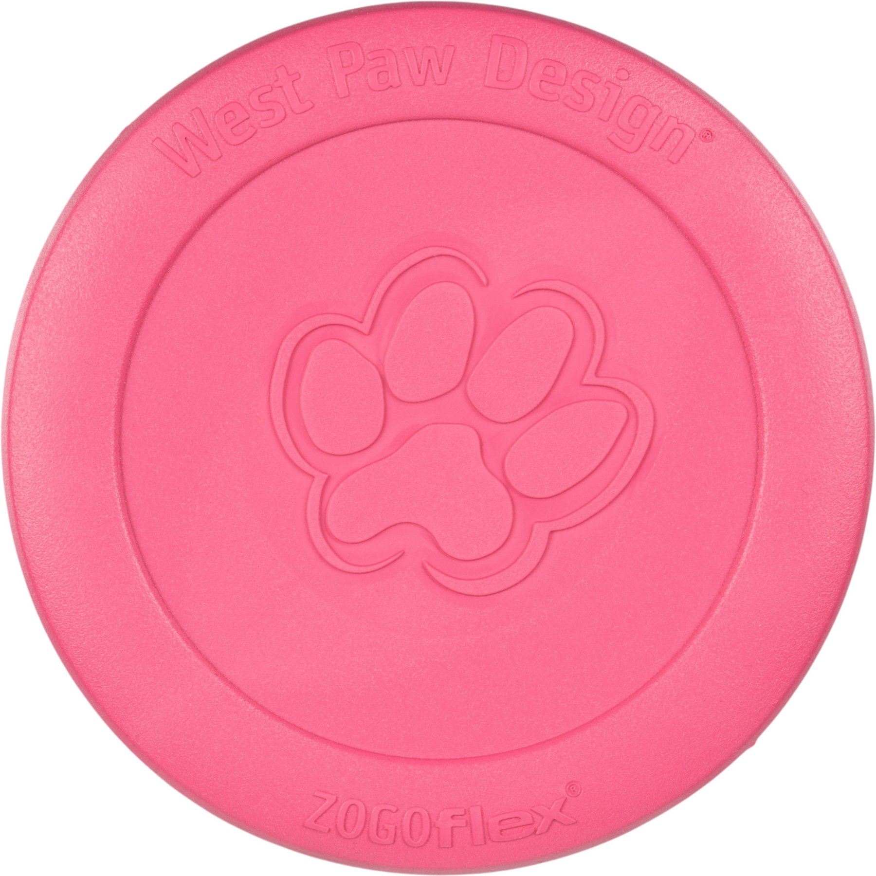 West Paw Limited Edition Zisc Dog Toy, Geranium, Small