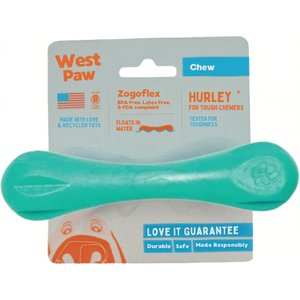 West Paw Limited Edition Hurley Dog Toy, Teal, Large