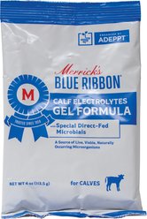 Merrick's Blue Ribbon Calf Electrolytes Gel Formula Cattle Supplement, 4-oz packet, 12 count