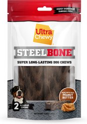 Ultra Chewy UC Steel X-Large Peanut Butter Flavored Dog Bone, 12.84-oz bag, 3 count