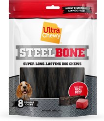 Ultra Chewy UC Steel Beef Flavored Dog Bone, 13-oz bag, 3 count