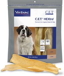 Virbac C.E.T. HEXtra Dental Chews for Dogs over 51-lbs, 1.13-lb bag