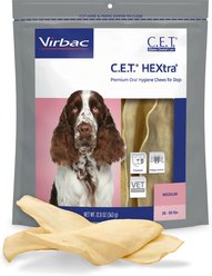 Virbac C.E.T. HEXtra Dental Chews for Dogs, 26-50 lbs