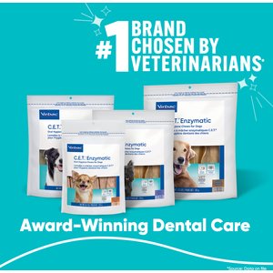 Virbac C.E.T. Enzymatic Dental Chews for X-Small Dogs, under 11-lbs, 8.4-oz bag