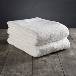 Delilah Home 100% Organic Cotton 2-Piece Bath Towel Set, 30 x 54-in, White slide 2 of 2