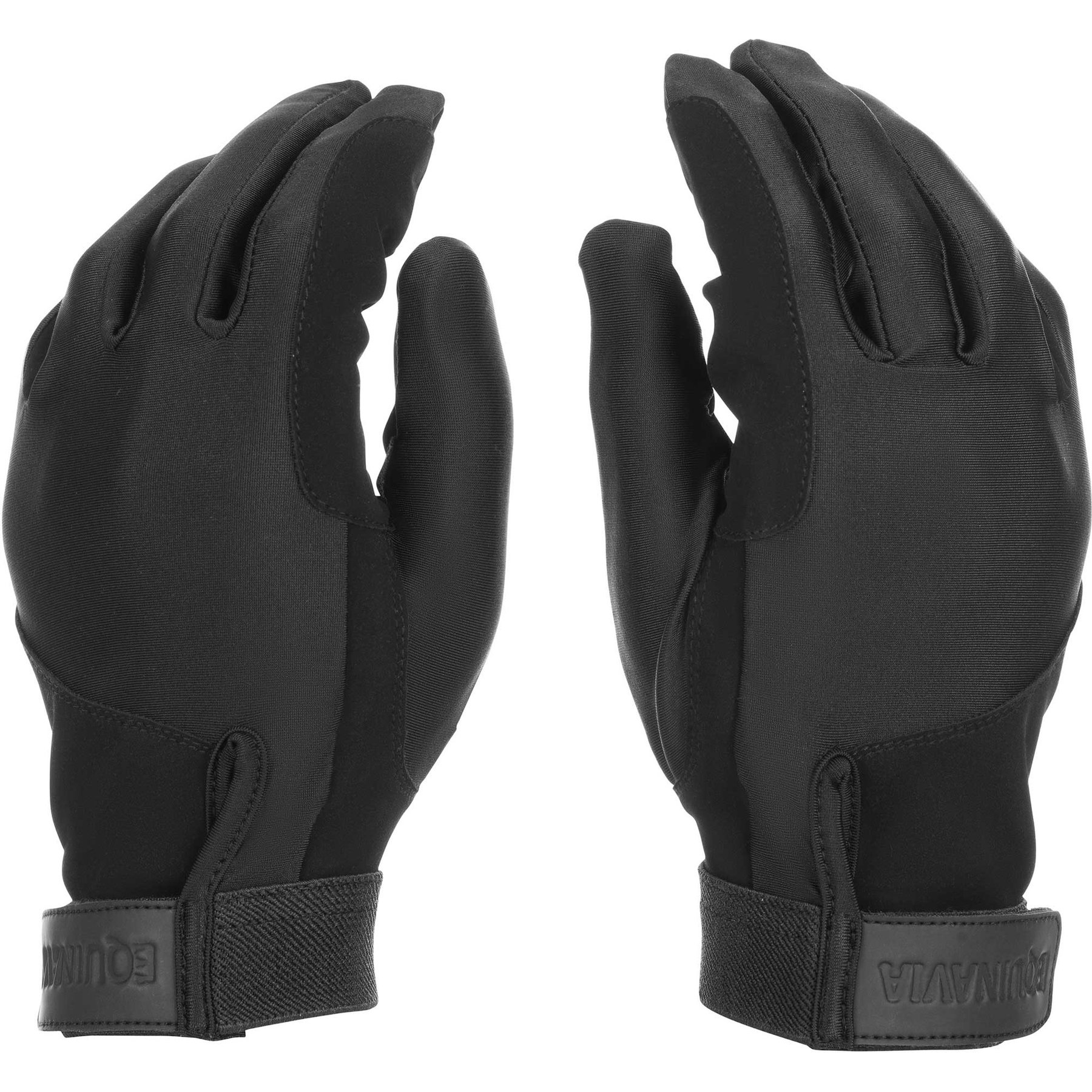 Equinavia Klara Schooling Horse Riding Gloves, Black, 10