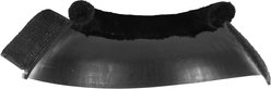Equinavia Double Lock Fleece Top Rubber Horse Bell Boots, Black, Large slide 2 of 4