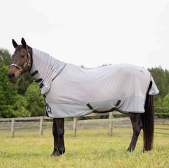 Equinavia Chill Summer Protector Horse Sheet, Slate Grey, 84-in