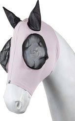 Horze Elastic Zip-Up Horse Fly Mask, Orchid Tint, Horse