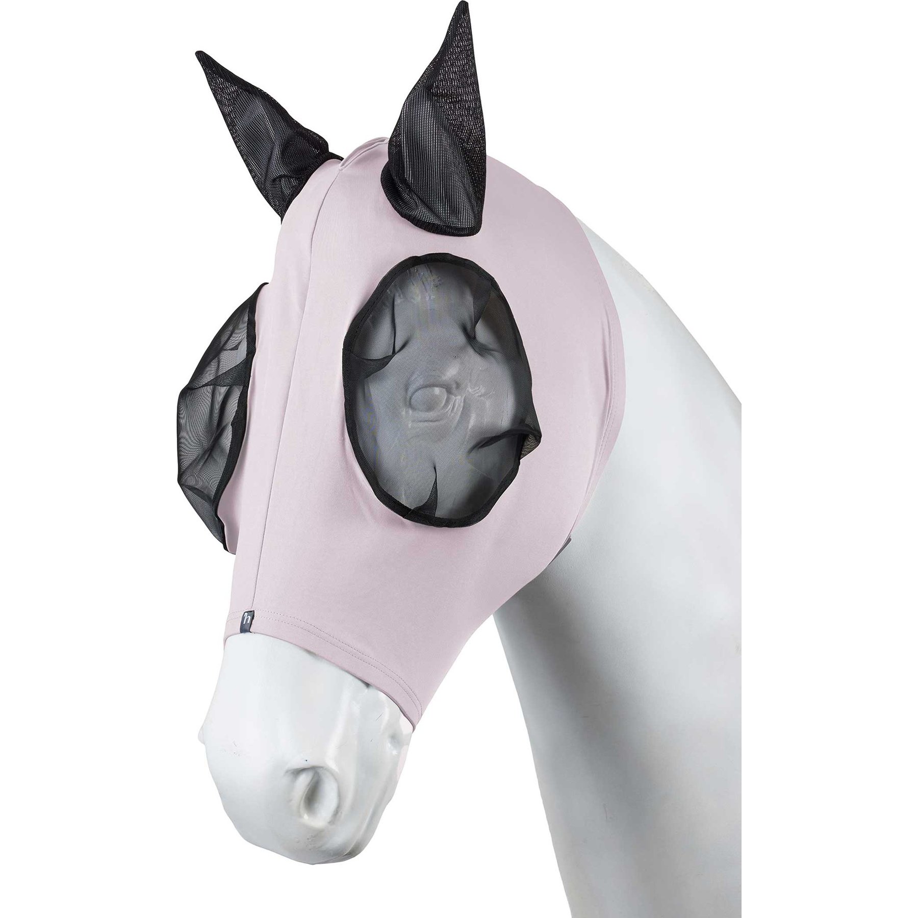 Horze Elastic Zip-Up Horse Fly Mask, Orchid Tint, Pony