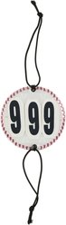 Horze Starting Numbers with Crystals, Pink