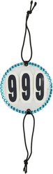 Horze Starting Numbers with Crystals, Blue