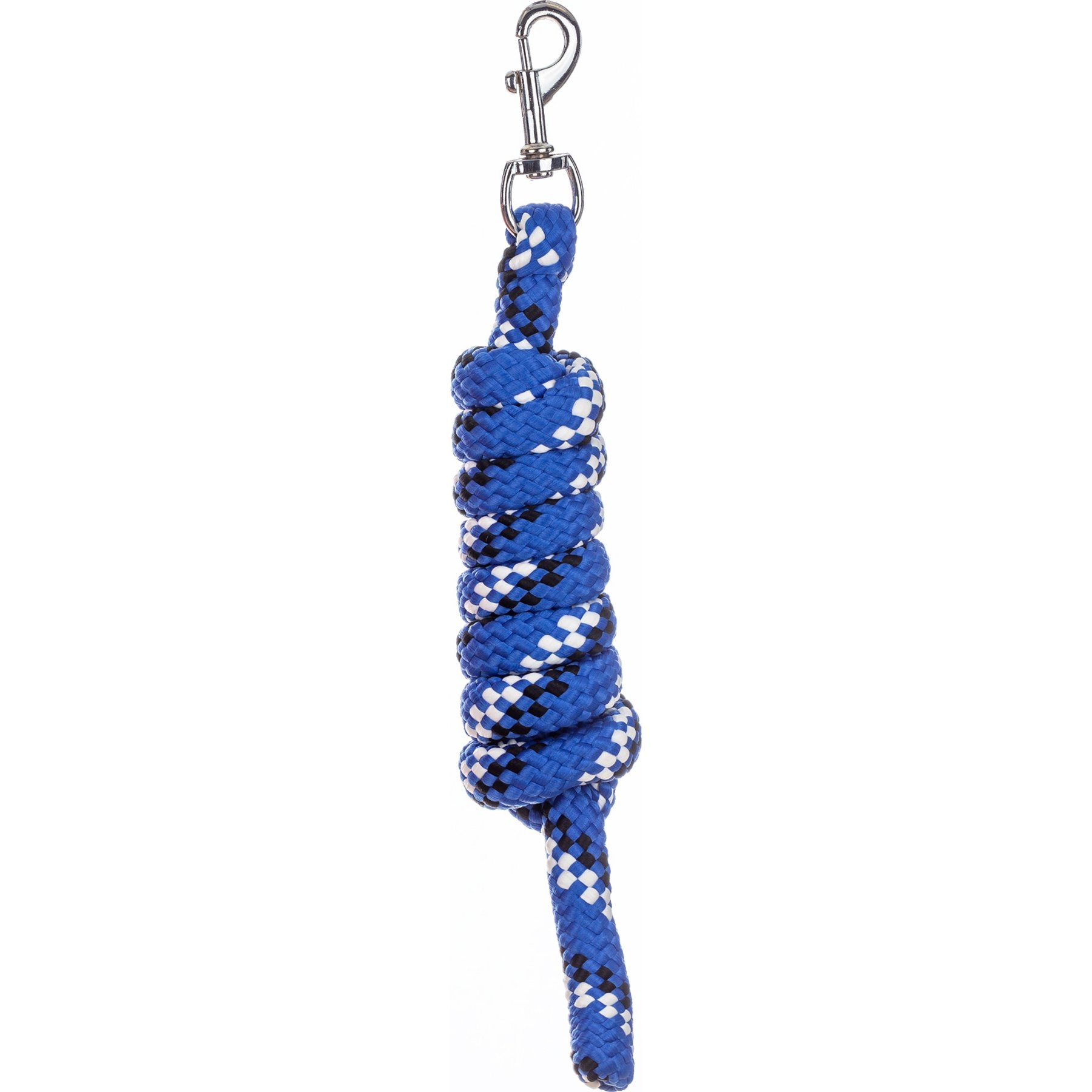 Equinavia Iris Soft Horse Lead with Snap, Royal Blue/White/Black