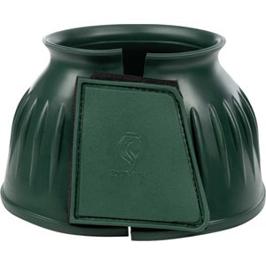 Equinavia Double Lock Rubber Horse Bell Boots, Dark Green, X-Large