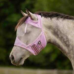 Equinavia Algard Soft Mesh Earless Horse Fly Mask, Sweet Pink, Pony