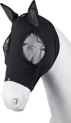 Horze Elastic Pull-On Horse Fly Mask, Black, Cob