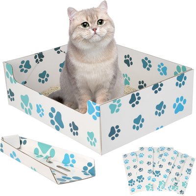 Pet Fit For Life Pet Fit For Life Disposable Cat Litter Box with Scoop, Medium, 3 count