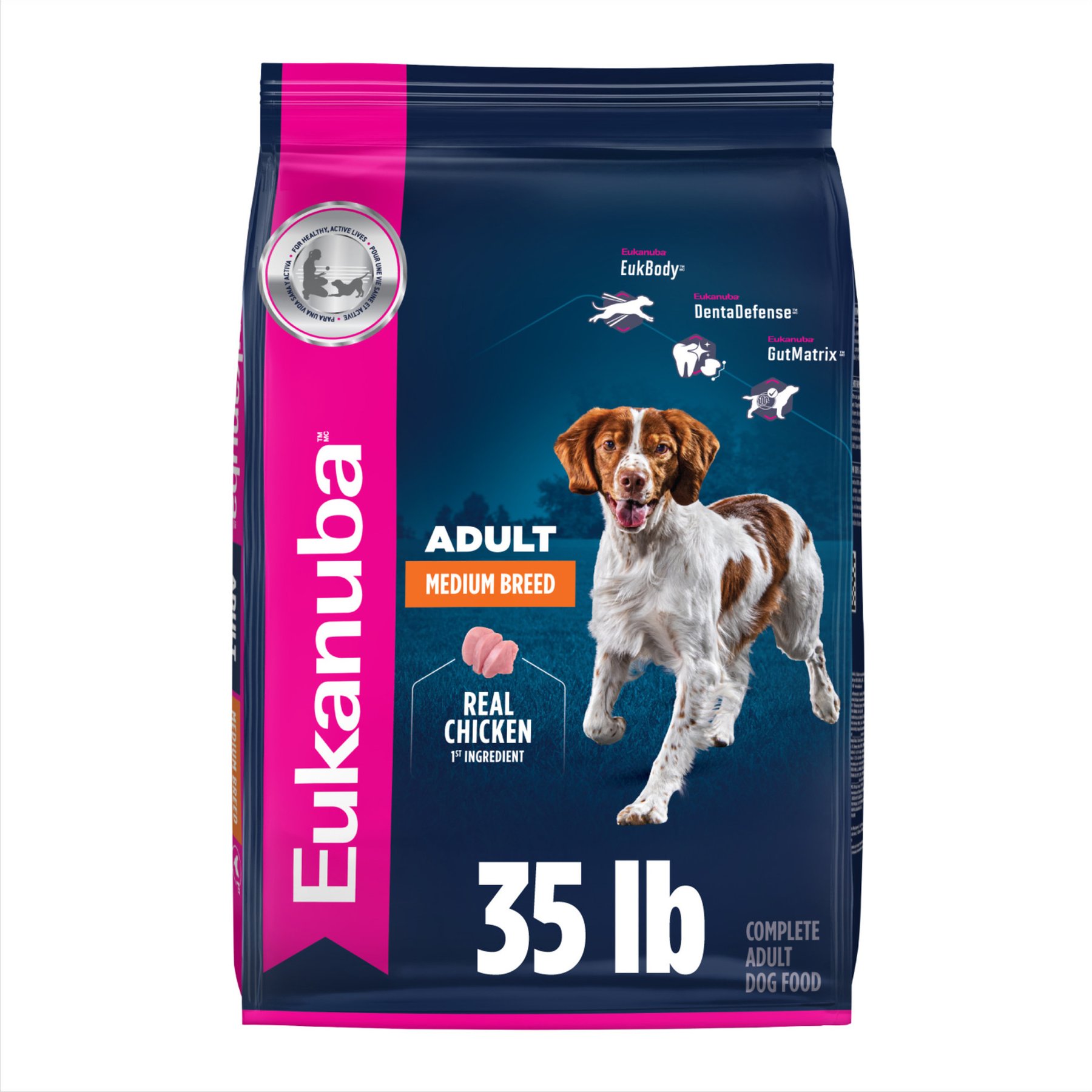 Eukanuba Adult Medium Breed Dry Dog Food, 35-lb bag