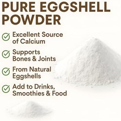 Buy The Crave Bone Health Eggshell Calcium Powder Supplement Dogs & Cats, 16-oz bag slide 2 of 5