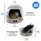 Show in main carousel: Travel Cat The Meowbile Home Convertible Pillow Cat Cave Bed, Heather Grey slide 8 of 8