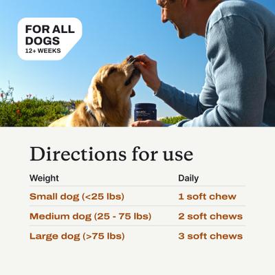 Show full view: PetLab Co. Allergy & Immune Probiotic Chew Supplement for Dogs, 30 count slide 8 of 9
