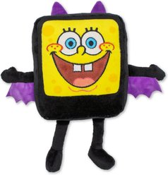 SpongeBob Squarepants Bat Costume Squeaky Plush Dog Toy, Yellow