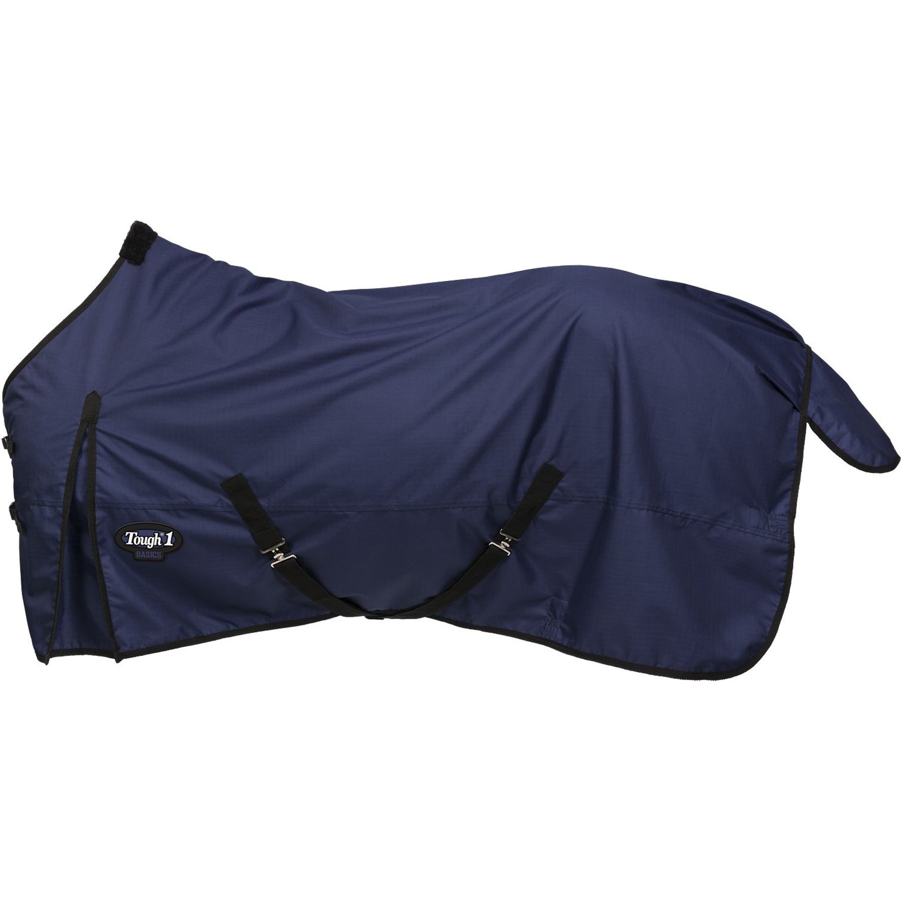 Tough1 Basics 1200D Turnout Horse Sheet, Navy Blue, 69-in