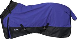 Tough1 1200D Turnout Horse Sheet with Snuggit Neck, Purple, 69-in