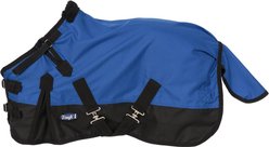Tough1 1200D Mini Turnout Horse Sheet with Snuggit Neck, Royal Blue, 51-in