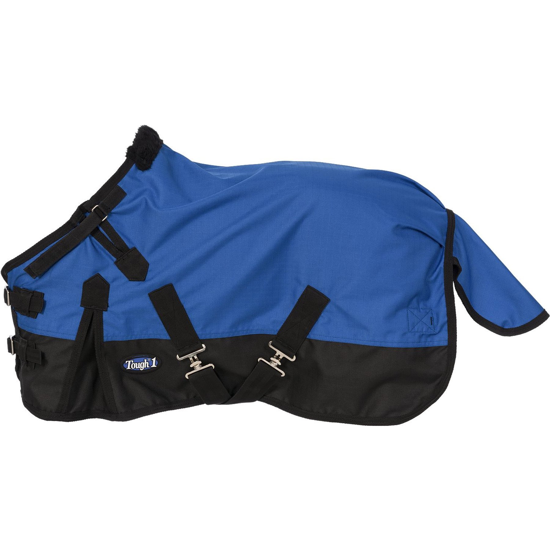 Tough1 1200D Mini Turnout Horse Sheet with Snuggit Neck, Royal Blue, 45-in