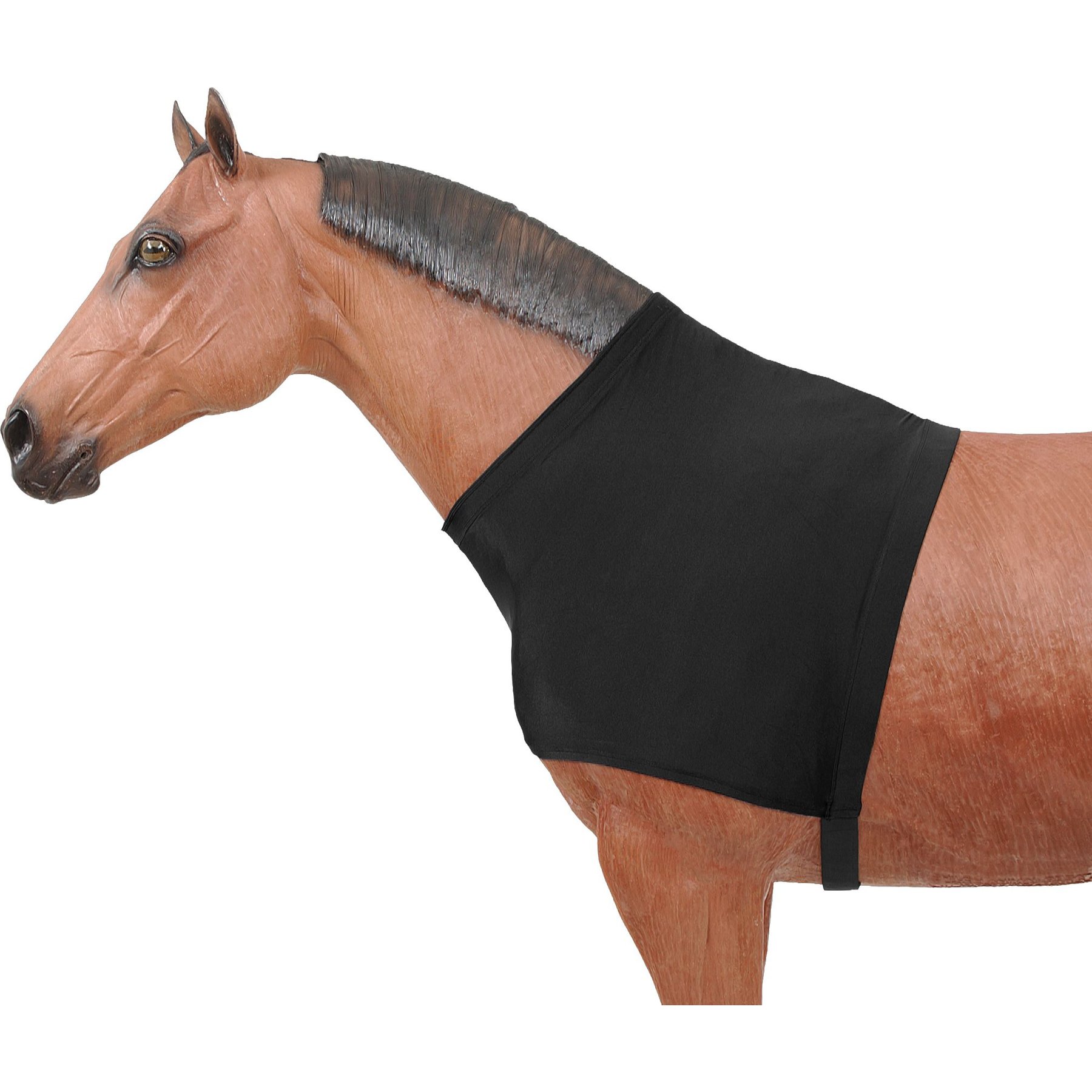 Tough1 Lycra Horse Shoulder Guard, Black, Medium
